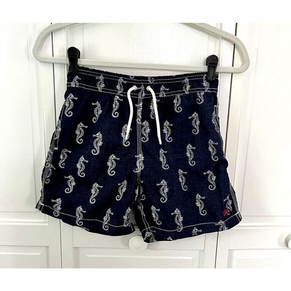 Hackett London Boys Blue Swim Shorts Bathing Suit Multi Pocket Size 11-12 years - Picture 1 of 10